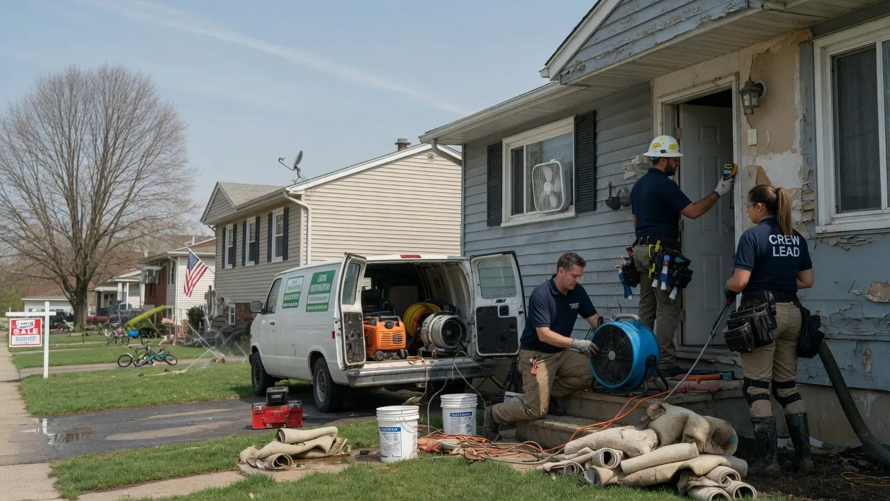 Flood Cleanup in Sextonville, WI near me