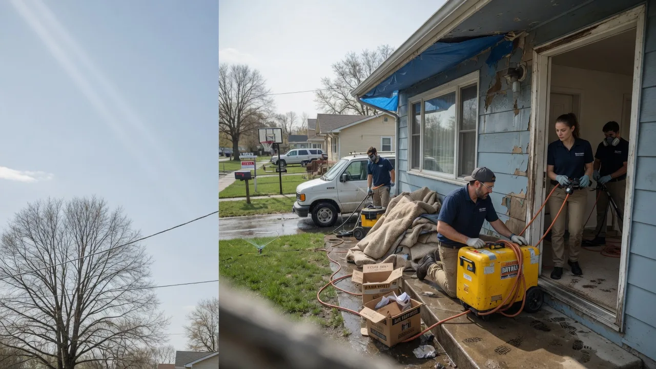 Basement Flood Cleanup in Sextonville, WI near me